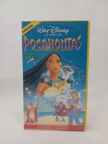 Raro VHS Walt Disney Clássicos Pocahontas