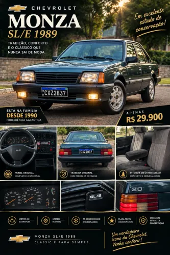 Chevrolet Monza Sl/e SR 2.0 1989