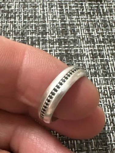 Anel Prata Vivara c pedras 