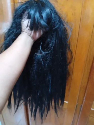 Peruca de boa fibra