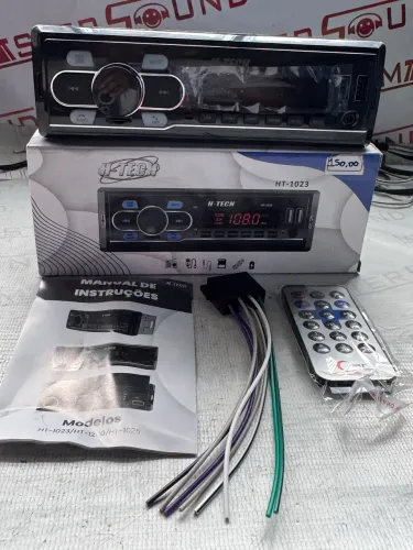 Auto rádio 2 USB Sd bluetooth controle novo na embalagem só 99,99