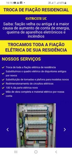 Eletricista profissional sjc 