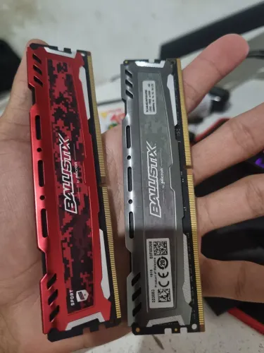Memórias ram 2x4 ddr4