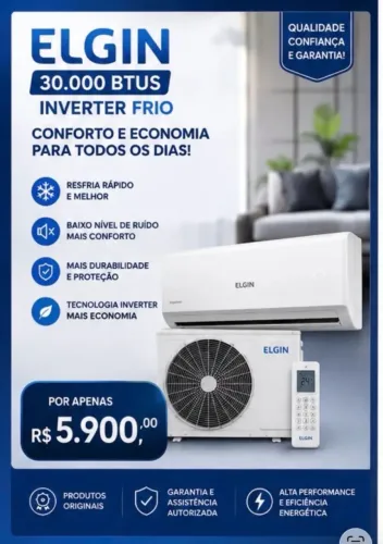 Ar condicionado 30.000 btus inverter