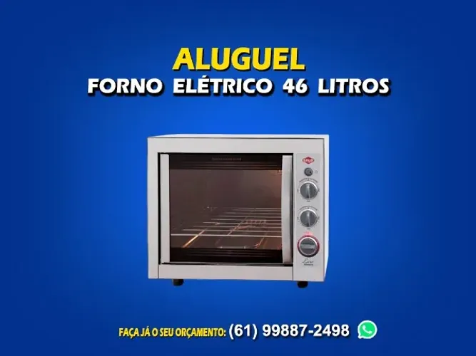 Aluguel forno elétrico 46 litros