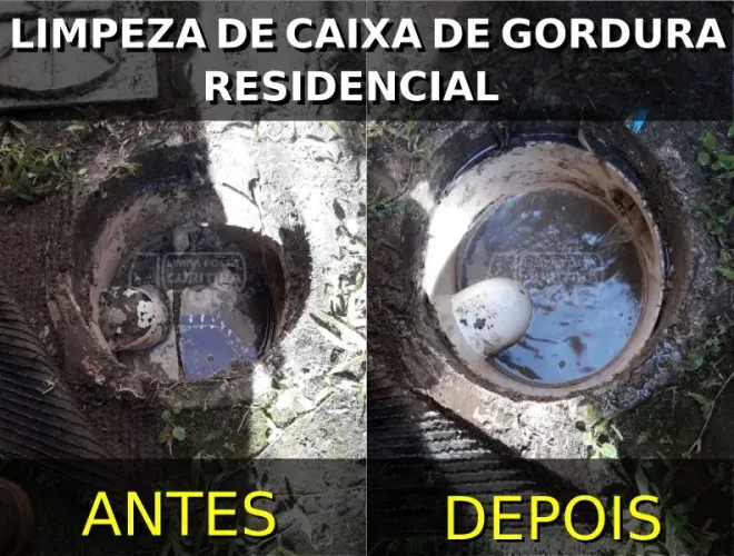 Limpeza caixa de gordura 