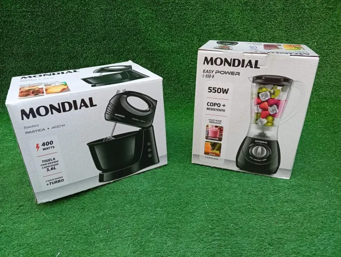 Kit Batedeira+ Liquidificador Mondial - Entrega Grátis Rio das Ostras 