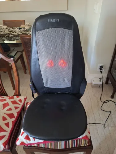 Massageador para as costas com aquecimento