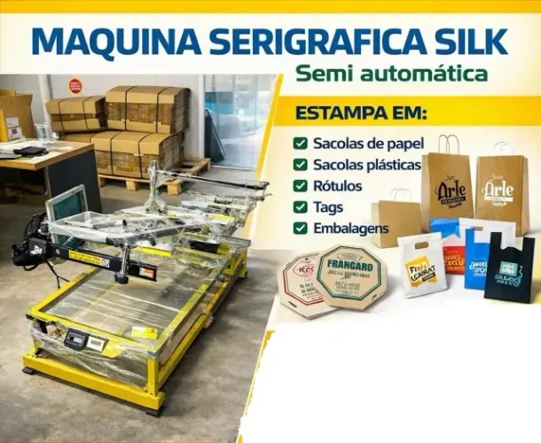 Impressora Serigráfica / SILK Automática PAN (pequena) - NOVA