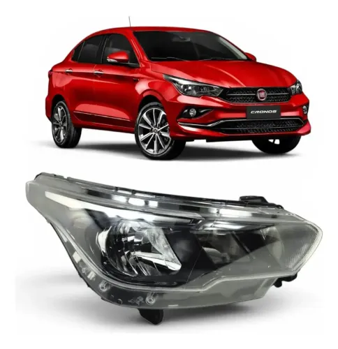 Farol Direito Argo Cronos 2018 2019 2020 2021 2022 2023 S/ Led