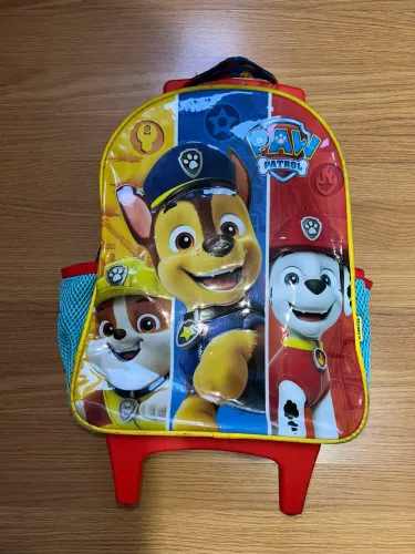 Mochila Rodinhas Patrulha Canina