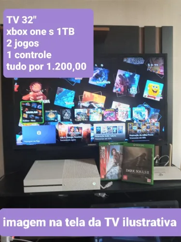 Xbox One S mais TV LCD 