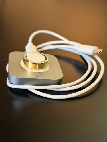 Oura Ring Dourado Tamanho 8
