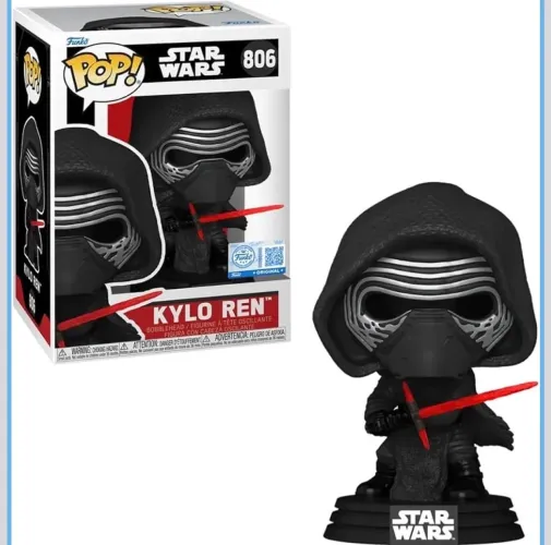 Candide, Boneco, Funko POP! Kylo Ren, Exclusivo Star Wars - 12 cm