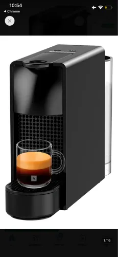 Cafeteira Nespresso Essenza Mini Preta 