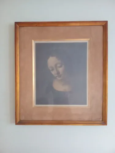 Quadro Antigo Monalisa