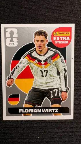 Figurinha Legend - Copa do Mundo 2026 - Florian Wirtz - Alemanha - Prata - Original