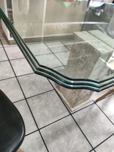 Vendo mesa de vidro 2.90x80