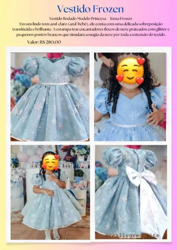 Vestido Frozen