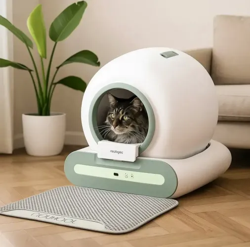 Banheiro Automático/Caixa de Areia Automático para gatos.