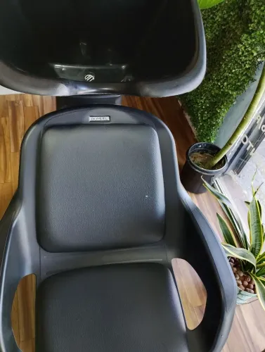 Lavatório, Cadeira e Carrinho Auxiliar para Salão 