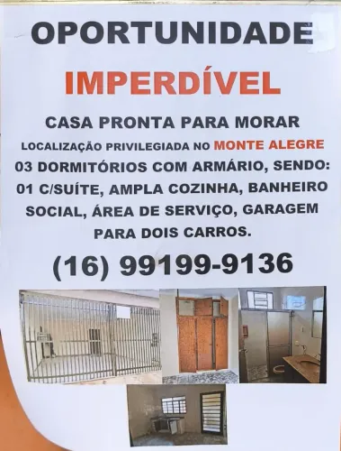 CASA MONTE ALEGRE RIBEIRAO PRETO