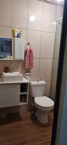 Casa em fase de acabamento - Banheiro novo, Laje batida <br>
