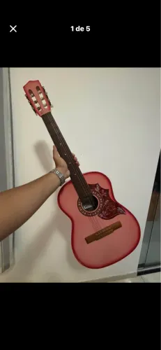 VIOLÃO ROSA EM PERFEITO ESTADO!!