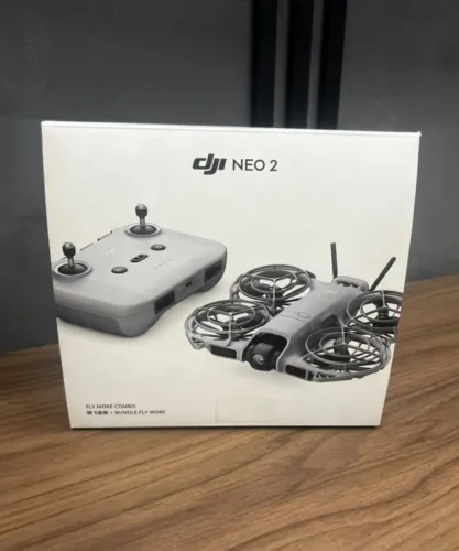 Kit Drone DJI NEO 2 4K FLY MORE COMBO - Com Controle remoto RC-N3 + 3 Baterias Completo
