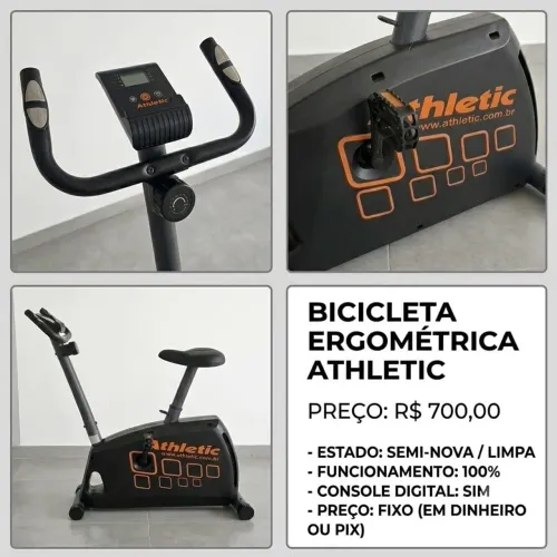 Bicicleta ergometrica atlhetic