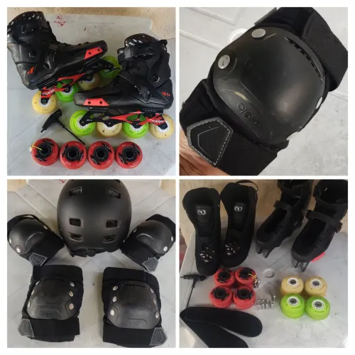 Patins 40/43 com kit proteção completo
