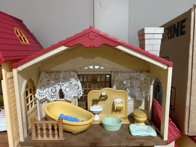 Sylvanian - banheiro vintage