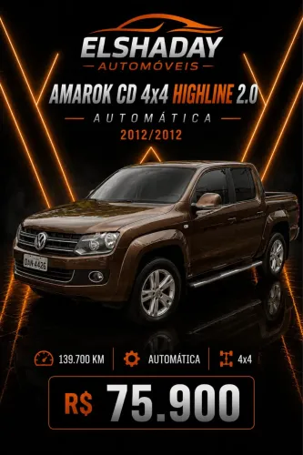 Volkswagen Amarok High.cd 2.0 16V TDI 4X4 Dies. AUT 2012