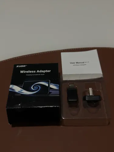 Adaptador apple car play sem fio android e ios