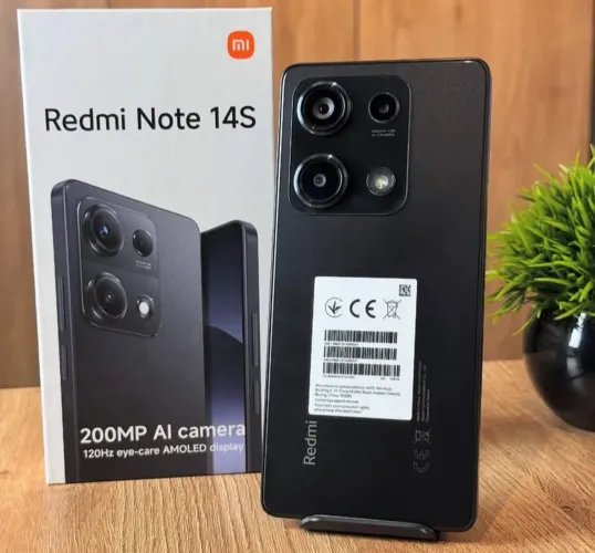 Xiaomi Note 14s 256GB Lacrado Preto Azul Roxo 200Mp Câmera Traseira