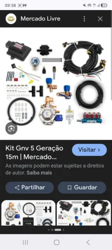 Kit Gnv G5 Completo Parte Dianteira Injeção Quinta Geração