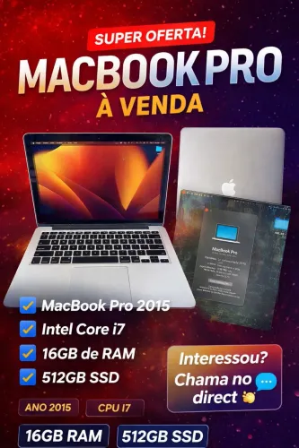 MacBook Pro 2015 I7 16gb RAM 