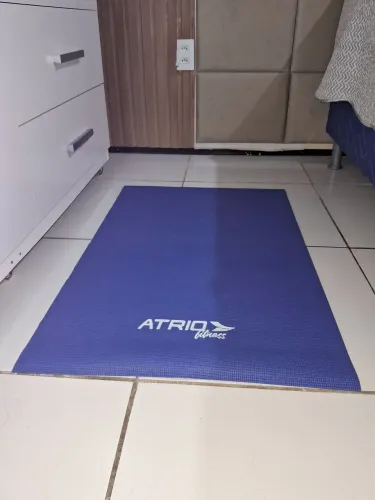 Tapete e elástico pra atividade física