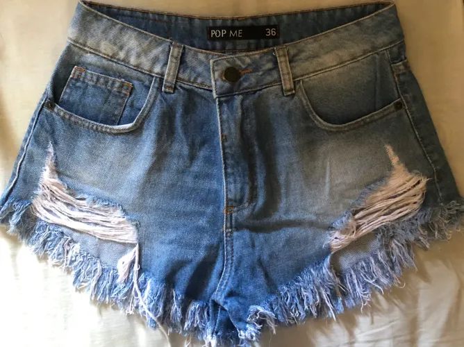 Shorts feminino jeans