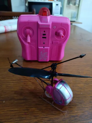 Mini helicóptero Xuxa (COLEÇÃO)