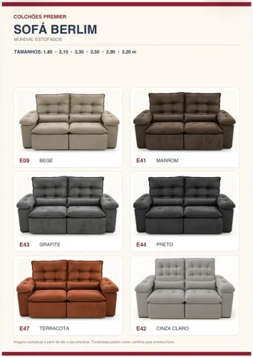 Sofa retrátil e reclinável