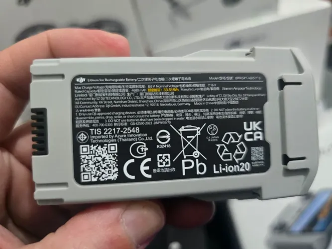 Bateria Nova original para Dji Lito 1 e X1 PLUS