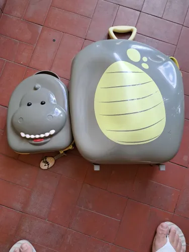 Kit Mala Infantil Dinossauro Melissa + Mochila
