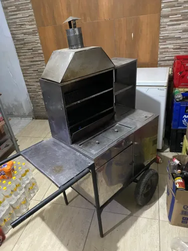 Carroça de espetinho inox