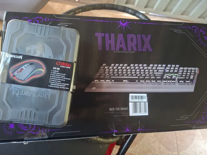 Kit Gamer - Mouse Redragon Cobra e Teclado Mecânico Mancer