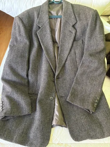 Blazer masculino , em lã leve e viscose, marca Wytcher , tamanho G.