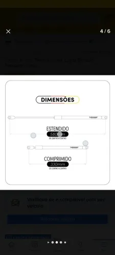 Amortecedor de capu pra carro