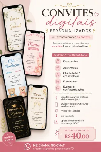 CONVITES PERSONALIZADOS 