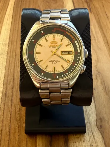 Relógio Orient King Diver Silver Dial - 1980