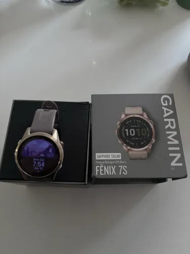 Garmin Fênix 7s Saphire solar rose Gold